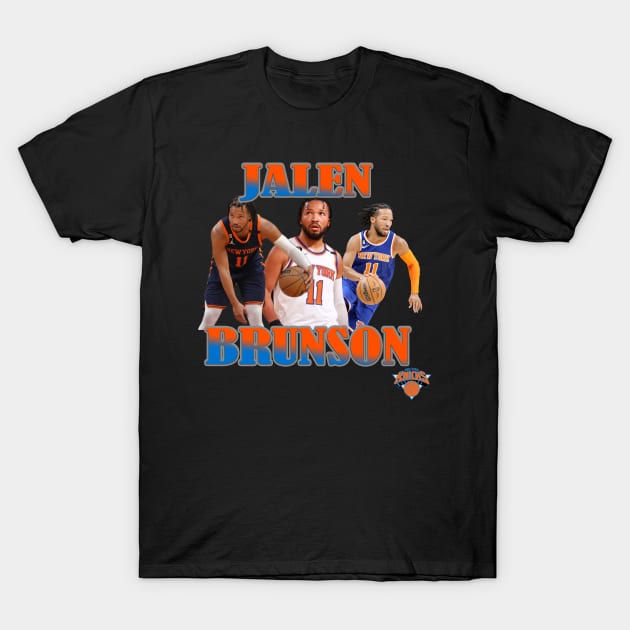 Jalen Brunson Vintage T-Shirt by IronLung Designs